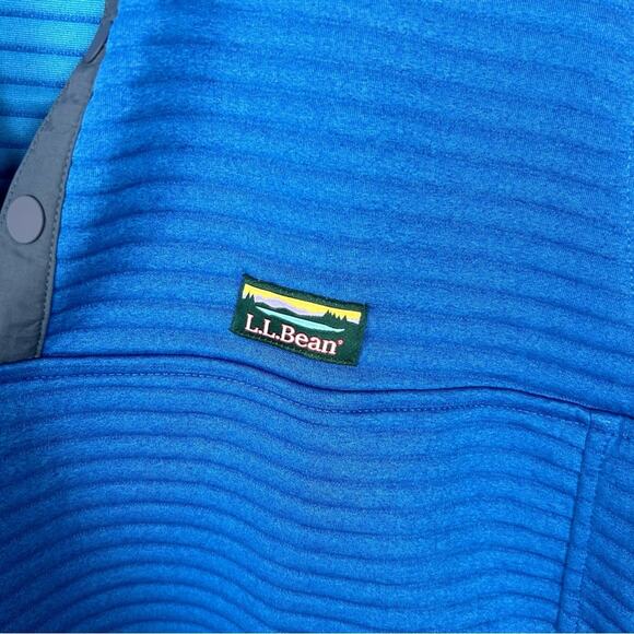 L.L.Bean Men’s Airlight Knit Blue Casual Pullover Size L - Picture 5 of 9